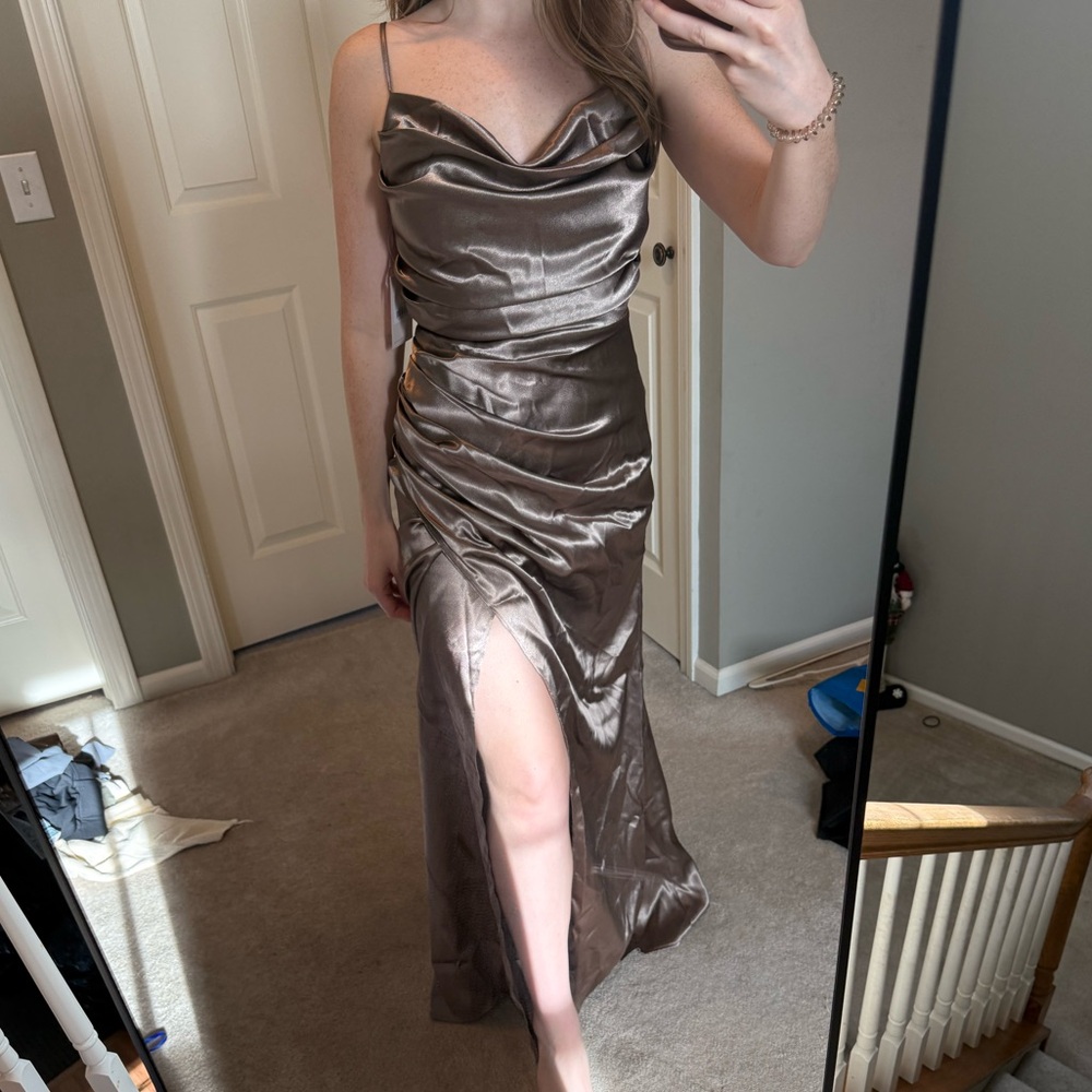 Birds Grey Lydia Dress